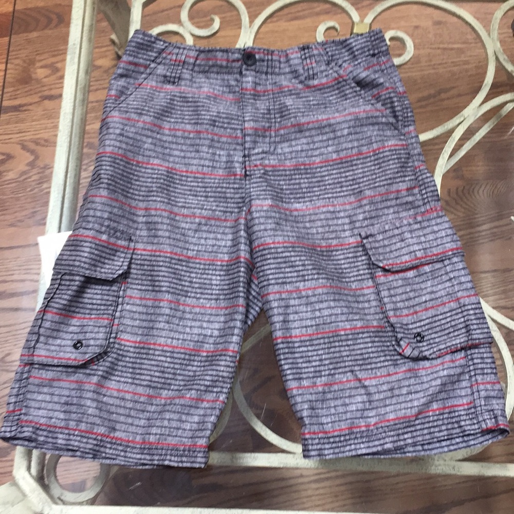 OP boys cargo style swim trunks.